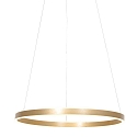 pendant luminaire RINGLUX LED IP20, gold dimmable