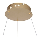 pendant luminaire RINGLUX LED IP20, gold dimmable