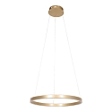 pendant luminaire RINGLUX LED IP20, gold dimmable