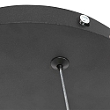 Steinhauer pendant luminaire RINGLUX LED IP20, black dimmable