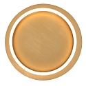 Steinhauer ceiling luminaire RINGLUX 1 flame IP20, gold dimmable