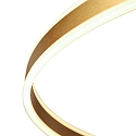 pendant luminaire RINGLUX up / down IP20, gold dimmable
