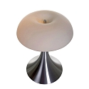 Steinhauer Table lamp ANCILLA, 1 flame, glass, steel