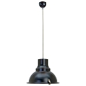 Steinhauer Pendant luminaire PARADE, 1 flame, metal, black