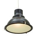 Steinhauer Steinhauer Pendant luminaire PARADE, 1 flame, metal, black