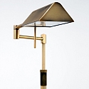 Mexlite Floor lamp KARL, 1 flame, bronze