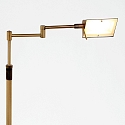 Mexlite Floor lamp KARL, 1 flame, bronze
