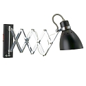 Steinhauer Wall luminaire SPRING, 1 flame, black