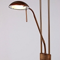 Mexlite Mexlite Floor lamp BIRON, 2 flames, bronze