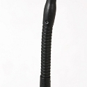 Mexlite floor lamp BIRON with switch, with flex arm IP20, black matt dimmable