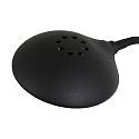 Mexlite floor lamp BIRON with switch, with flex arm IP20, black matt dimmable