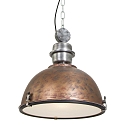 Steinhauer pendant luminaire BIKKEL - � 42CM 1 flame, medium E27 IP20, brown, pied dimmable