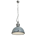 pendant luminaire BIKKEL - � 42CM 1 flame, medium E27 IP20, concrete grey dimmable
