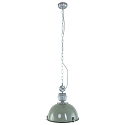 Steinhauer pendant luminaire BIKKEL - � 42CM 1 flame, medium E27 IP20, green dimmable