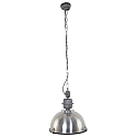 Steinhauer pendant luminaire BIKKEL - � 42CM 1 flame, medium E27 IP20, polished aluminium, steel dimmable