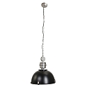 Steinhauer pendant luminaire BIKKEL - � 42CM 1 flame, medium E27 IP20, black matt dimmable