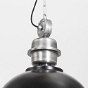 Steinhauer pendant luminaire BIKKEL - � 42CM 1 flame, medium E27 IP20, black matt dimmable