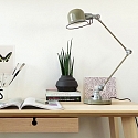 Mexlite Mexlite Table lamp DAVIN, 1 flame, reflector, green