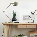 Mexlite Mexlite Table lamp DAVIN, 1 flame, reflector, green