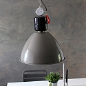 anne light & home AN Pendant luminaire FRISK, 1 flame, metal, grey
