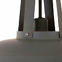 Mexlite Mexlite Pendant luminaire EDEN, 1 flame, 42cm, grey
