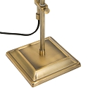 Steinhauer table lamp ANCILLA long, adjustable, with pull switch chain E27 IP20, brushed bronze 