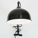 Steinhauer wall luminaire YORKSHIRE 1 flame, with switch, with plug, adjustable E27 IP20, black matt 