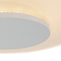 Steinhauer ceiling luminaire LIDO small, round, indirect, perforated IP20, white matt dimmable