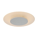 Steinhauer ceiling luminaire LIDO round, medium, indirect, perforated IP20, white matt dimmable