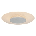 Steinhauer ceiling luminaire LIDO large, round, indirect, perforated IP20, white matt dimmable
