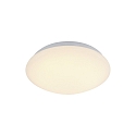 Mexlite outdoor ceiling luminaire GALAXY small, round, switchable, cambered IP44, white matt 