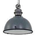 Steinhauer pendant luminaire BIKKEL - � 52CM 1 flame, large E27 IP20, concrete grey dimmable