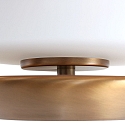 Steinhauer table lamp ANCILLA round, short, with touch dimmer G9 IP20, brushed bronze dimmable