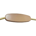 Steinhauer table lamp ANCILLA round, short, with touch dimmer G9 IP20, brushed bronze dimmable