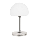 table lamp ANCILLA MUSHROOM long, with switching function G9 IP20, chrome, polished aluminium dimmable