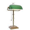 Steinhauer table lamp ANCILLA long, adjustable, with pull switch chain E27 IP20, brushed bronze 