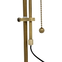 Steinhauer table lamp ANCILLA long, adjustable, with pull switch chain E27 IP20, brushed bronze 