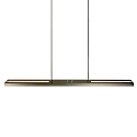 Steinhauer Pendant luminaire ZELENA LED, adjustable, 4 flames, silver