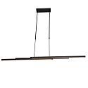Steinhauer Steinhauer Pendant luminaire ZELENA LED, adjustable, 4 flames, black