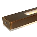 Steinhauer Pendant luminaire ZELENA LED, 3 flames, L:150cm, bronze