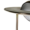 Steinhauer Floor lamp ZODIAC LED, 2 flames, with reading arm adjustable, bronze