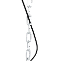 Steinhauer pendant luminaire BIKKEL - � 32CM 1 flame, small E27 IP20, black matt dimmable