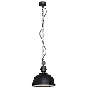 Steinhauer pendant luminaire BIKKEL - � 32CM 1 flame, small E27 IP20, black matt dimmable