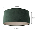 Steinhauer shade KAPPEN - � 50CM cylindrical, dark green