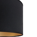 anne light & home shade KAPPEN - � 30CM cylindrical, black
