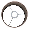 Steinhauer shade KAPPEN - � 20CM high, cylindrical, silver