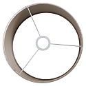 Steinhauer shade KAPPEN - � 30CM cylindrical, silver