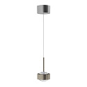 pendant luminaire PUK! PRO 120 MOTION 1 flame IP20, nickel matt, silver dimmable
