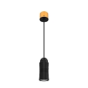 Top Light pendant luminaire NEO! SWING FIT IN (LV) built-in version, focusable IP20, black matt dimmable