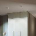 ceiling luminaire PUK MINI TURN swivelling, rotatable, without lens IP20, chrome dimmable